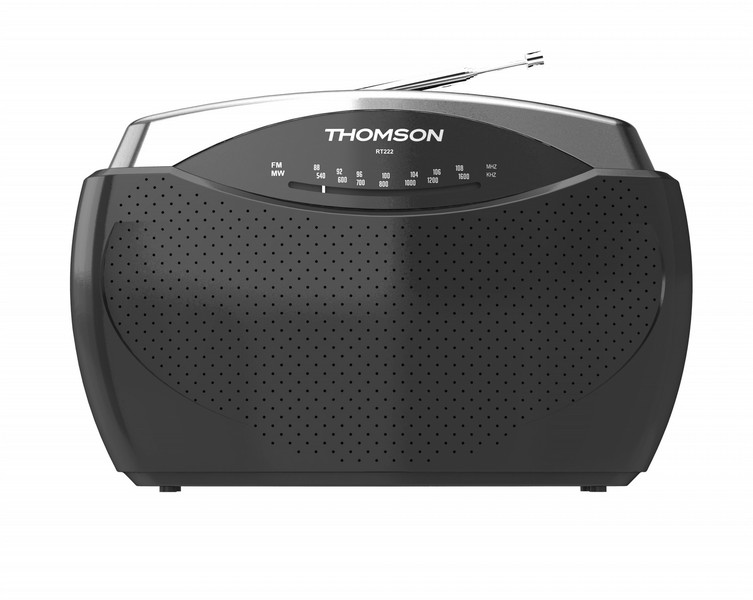 Thomson RT222 Tragbar Analog Schwarz, Silber Radio