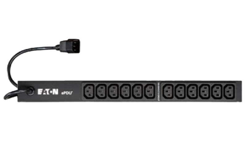 Eaton EPBZ02 12AC outlet(s) 0U Black power distribution unit (PDU)
