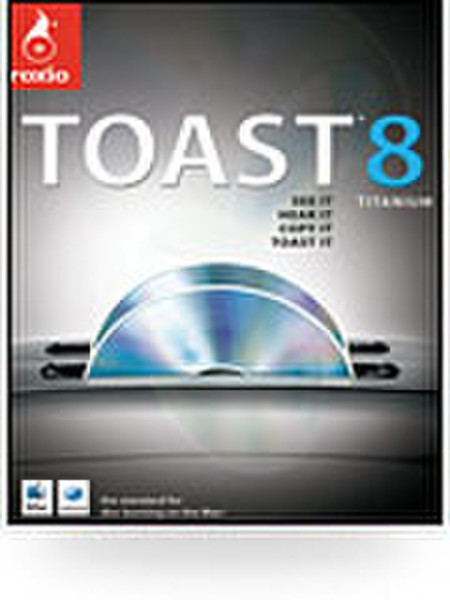 Roxio Toast 8 Titanium Eanglish & French