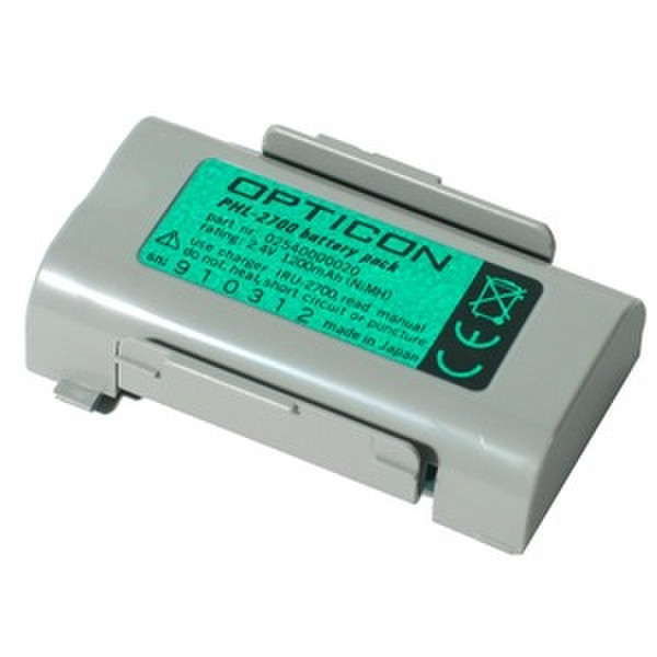 Opticon 10837 Никель металл-гидридные 1200мА·ч 2.4В аккумуляторная батарея