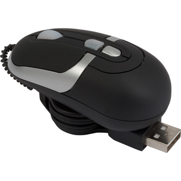 Targus Retractable Stow-N-Go Laser Netbook Mouse USB Лазерный 1600dpi компьютерная мышь