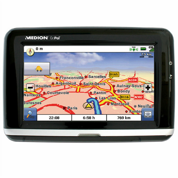 Medion GoPal PNA465 LCD 210g Black navigator