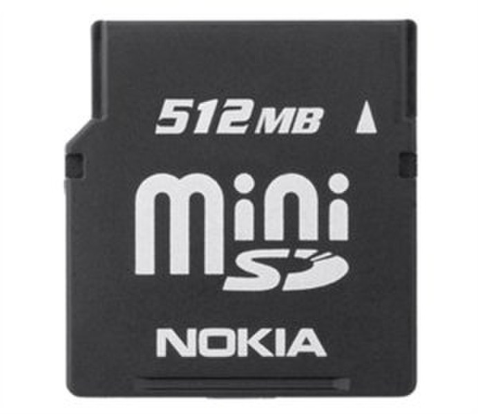 Nokia MU-23, 512 MB, miniSD 0.5ГБ MiniSD карта памяти