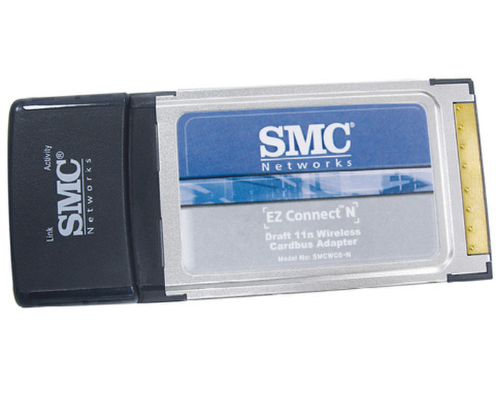 SMC EZ Connect™ N Wireless CardBus Adapter 300Мбит/с сетевая карта