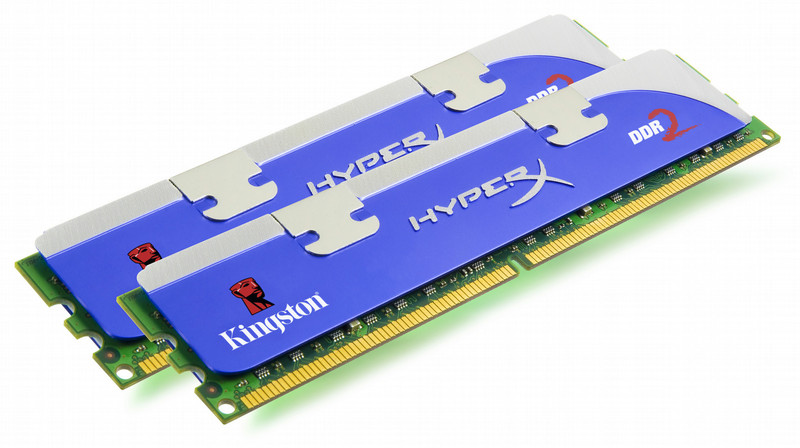 HyperX 2GB(2 x 1GB), 1066MHz,SDRAM-DDR2, 2.2V, CL5 (5-5-5-15), 128M X 64, Non-ECC 2ГБ DDR2 1066МГц модуль памяти