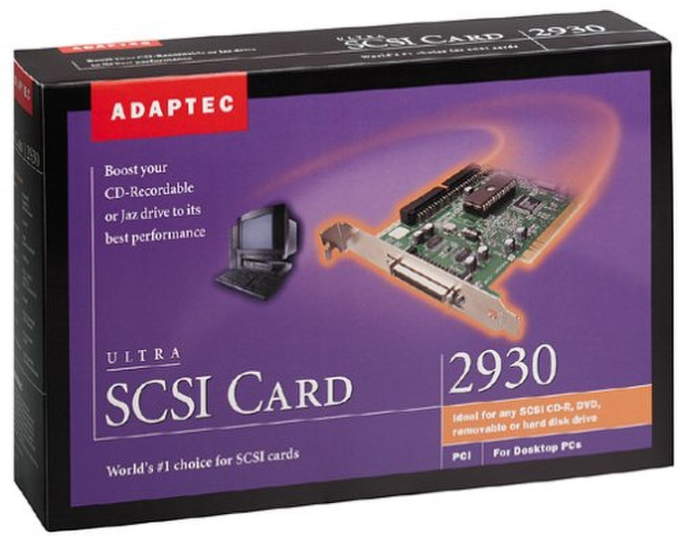 Adaptec SCSI Card 2930 Ultra Schnittstellenkarte/Adapter