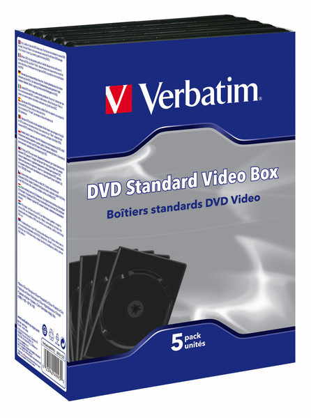 Verbatim Empty Standard DVD Cases Black