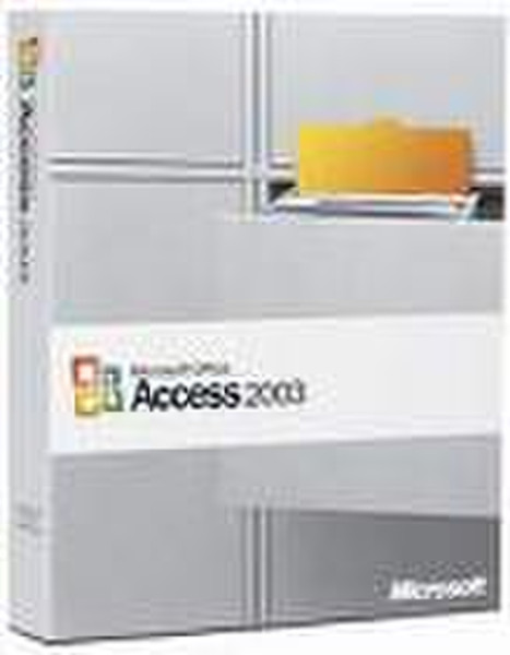 Microsoft Access 2003 Win32 Swedish Disk Kit Volume License