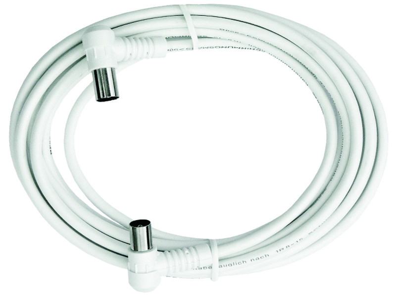Axing BAK25396 2.5м Белый коаксиальный кабель