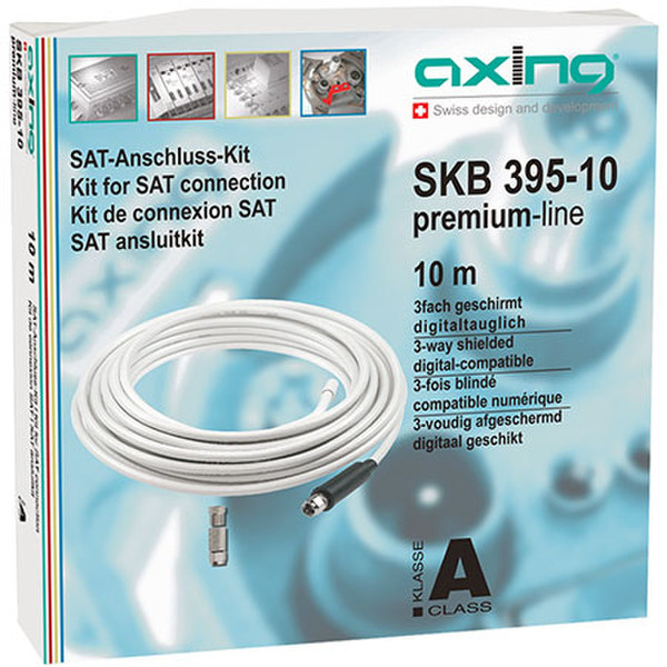 Axing SKB 395-10 10м Белый