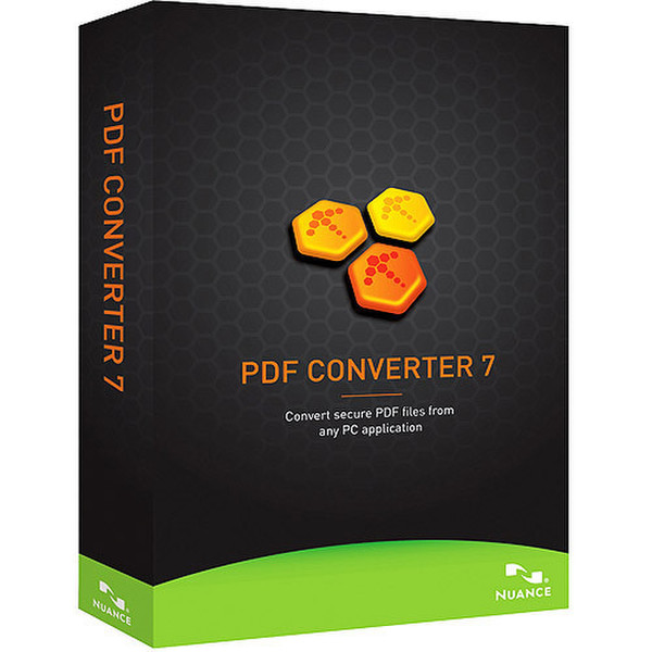 Nuance OmniPage PDF Converter 7, 1U, CD, Win32, FR