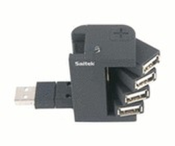 Saitek Smart Hub 480Мбит/с Черный хаб-разветвитель