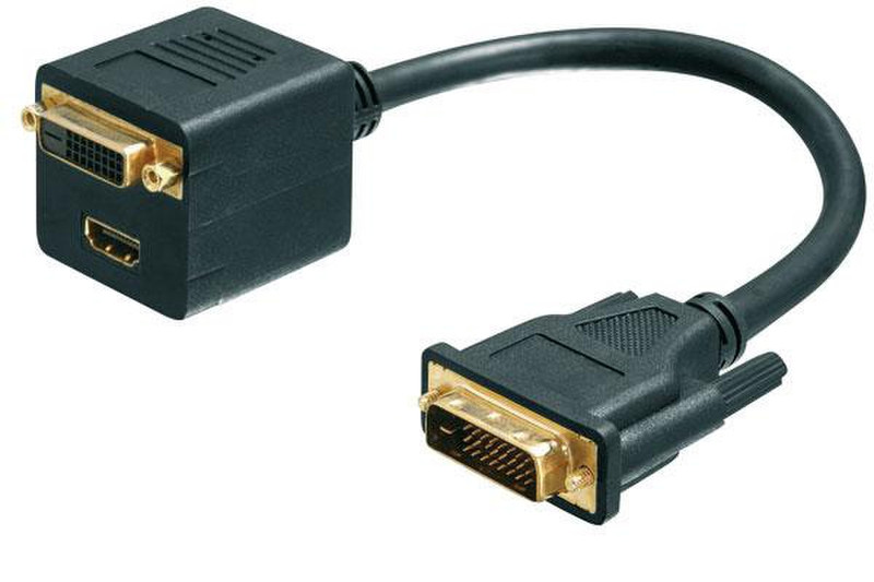 InLine 17304 HDMI Schwarz Videokabel-Adapter