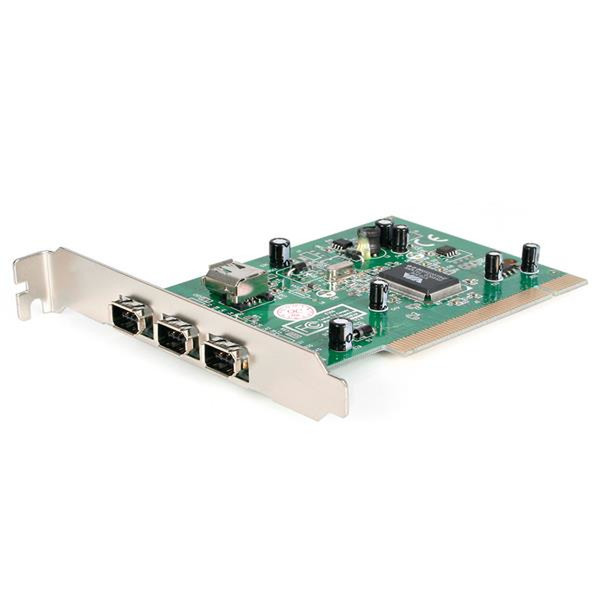 StarTech.com 4 Port FireWire PCI Schnittstellenkarte - Firewire 1394 PCI Adapter Karte