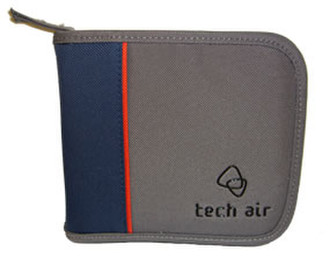 Tech air Zipped CD wallet 2 16discs Blue,Grey