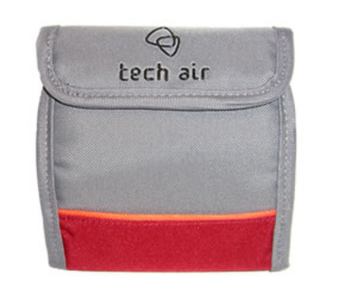 Tech air Velcro CD wallet 3 16discs Grey,Red