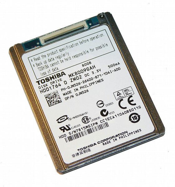 Toshiba 80GB Parallel ATA 80ГБ Parallel ATA внутренний жесткий диск