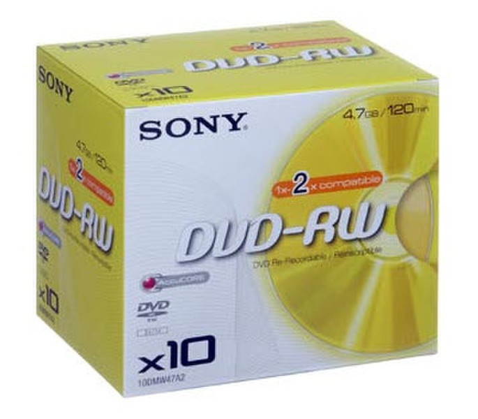 Sony 10DMW47A 4.7GB DVD-RW 10Stück(e)