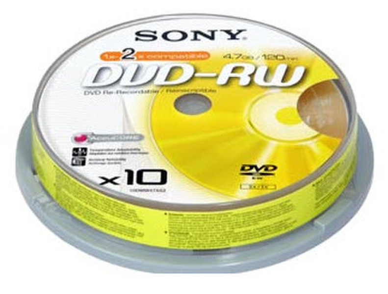 Sony 10DMW47ASP 4.7GB DVD-RW 10Stück(e)