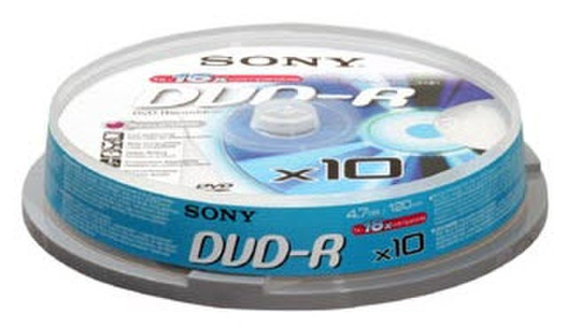 Sony 10DMR47BSP 4.7GB DVD-R 10pc(s)