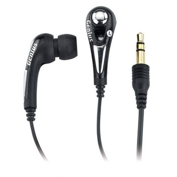 Genius HP-02 Live Noise-isolation Binaural Verkabelt Schwarz Mobiles Headset