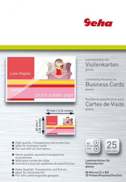 Geha 00093328 25pc(s) laminator pouch
