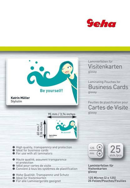 Geha 00093564 25pc(s) laminator pouch