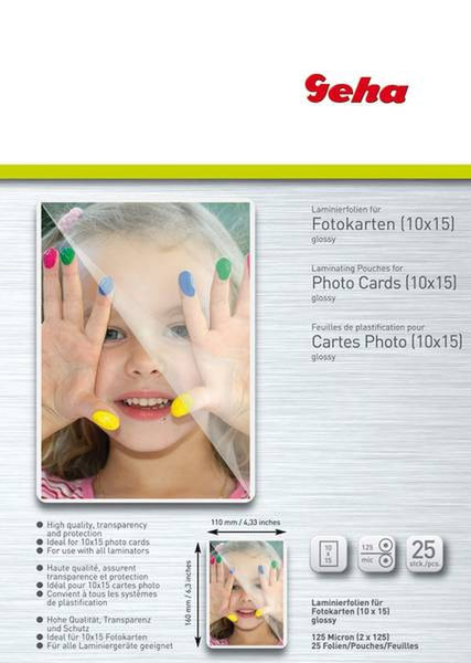 Geha 00093601 25pc(s) laminator pouch