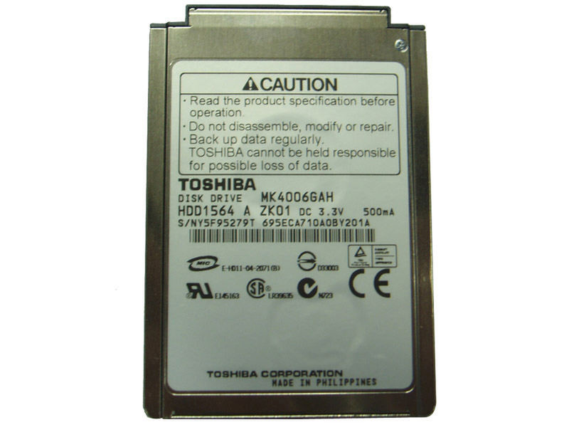 Toshiba 40GB Parallel ATA 40GB Parallel ATA internal hard drive