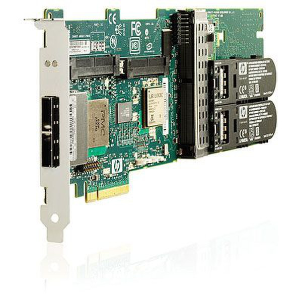 HP Smart Array P800/512 BBWC 2-ports Int/2-ports Ext PCIe x8 SAS Controller интерфейсная карта/адаптер