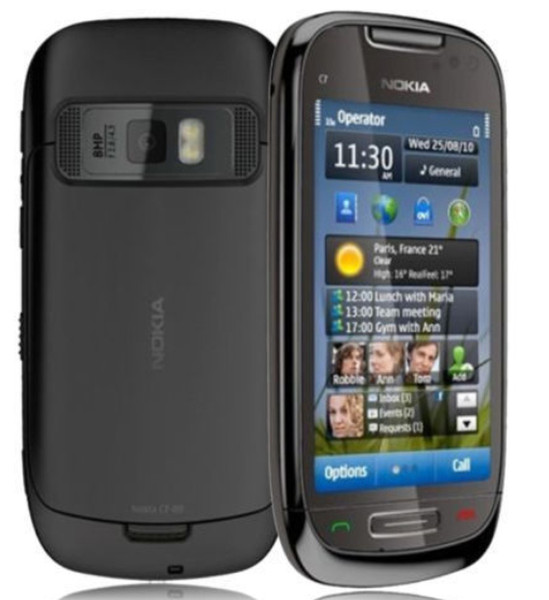 Nokia C7-00 1ГБ Черный, Серый