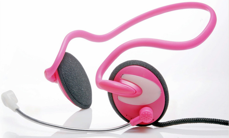 Mad.X MHP-02 PK Binaural Pink Mobiles Headset