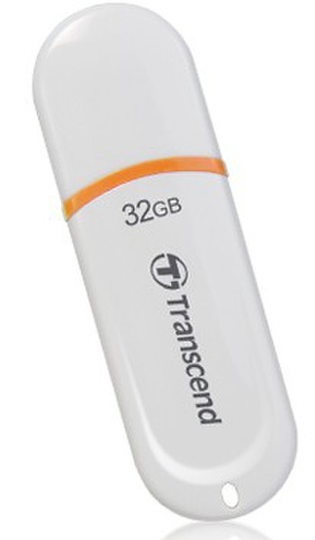 Transcend Hi-Speed Series JetFlash 330 32GB USB 2.0 Type-A White,Yellow USB flash drive