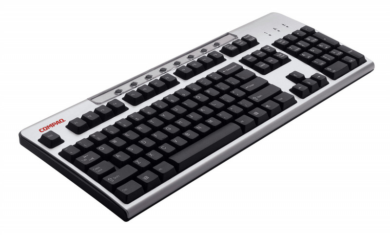 Hewlett Packard Enterprise AC110A Черный, Cеребряный клавиатура