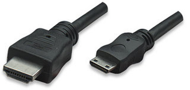 IC Intracom 391993 1.8m HDMI Mini-HDMI Black