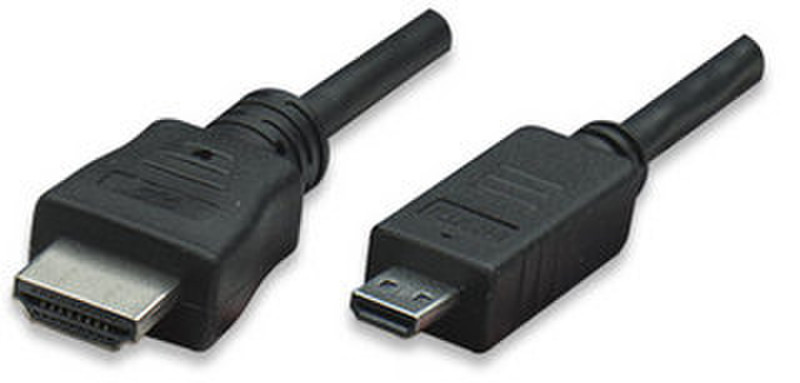 IC Intracom 392006 2м HDMI Micro-HDMI Черный HDMI кабель