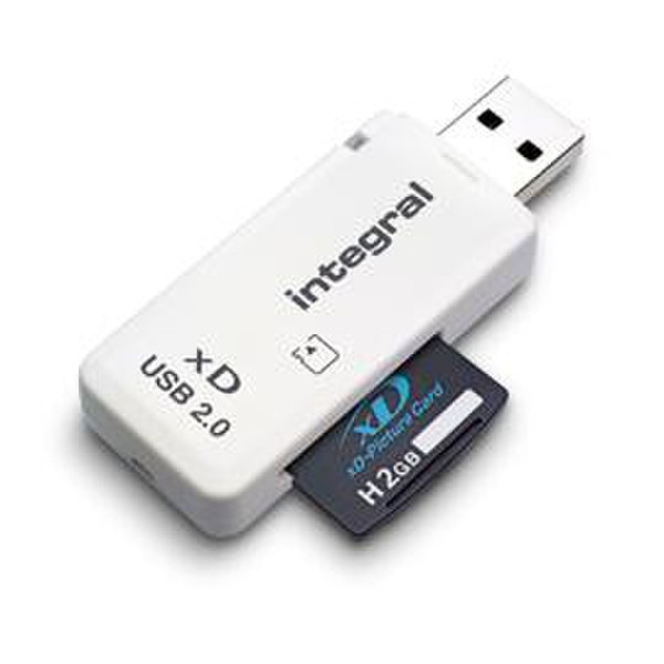 Integral xD Card Reader Белый устройство для чтения карт флэш-памяти