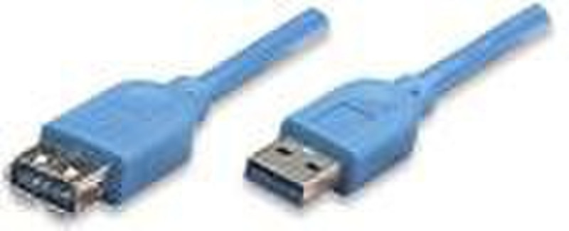 IC Intracom SuperSpeed USB Extension Cable A/A 2m 2m USB A USB A Blue