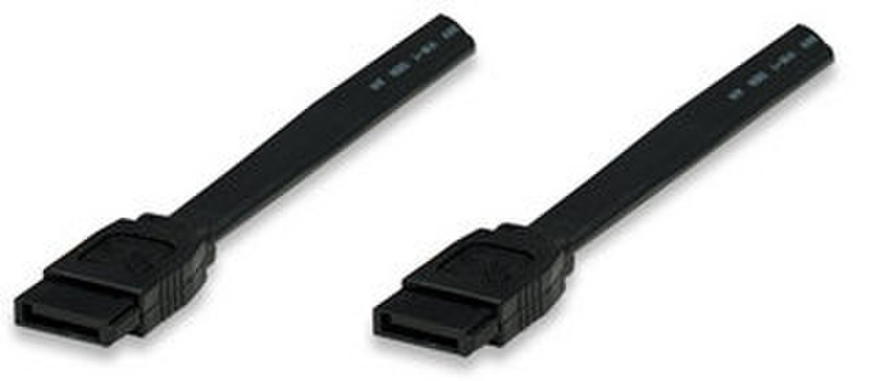 IC Intracom 392075 1.00m Black SATA cable