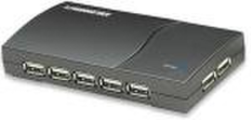 IC Intracom MANHATTAN Hi-Speed USB Desktop Hub 480Мбит/с Черный