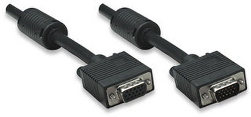 IC Intracom 372107 15м VGA (D-Sub) VGA (D-Sub) Черный VGA кабель