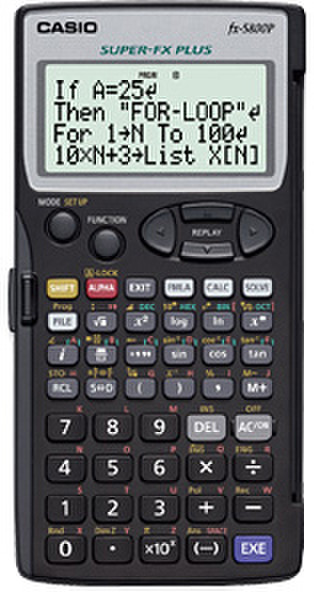 Casio FX-5800P Pocket Scientific calculator Black calculator