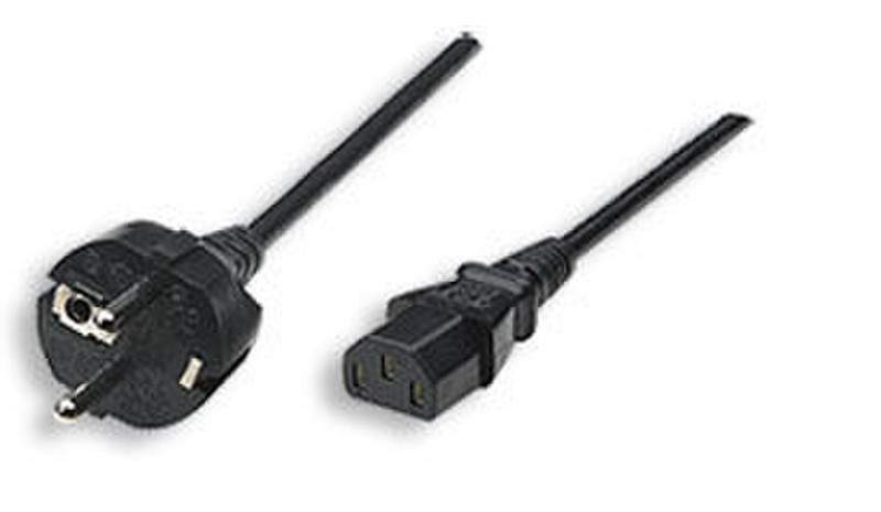 IC Intracom Manhattan Power Cable PC 1.8м Черный кабель питания