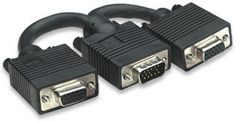 IC Intracom 393041 0.15м VGA (D-Sub) 2 x VGA (D-Sub) Черный VGA кабель