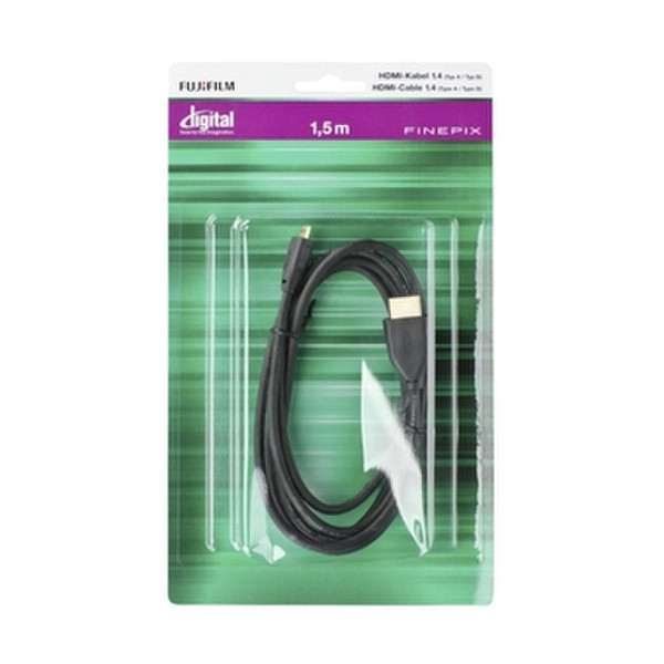 Fujifilm microHDMI 1.5 m 1.5m Micro-HDMI HDMI Black