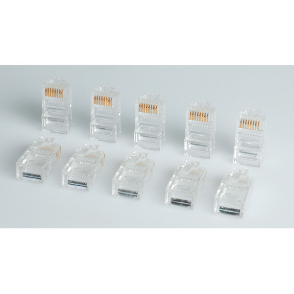 ROLINE Cat.5e Modular Plug, 8p8c, unshielded, for Stranded Wire 10 pcs.