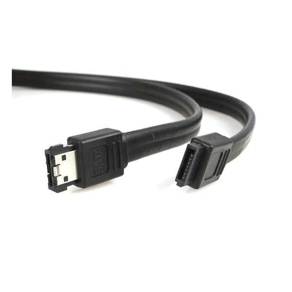 StarTech.com 6 Ft Shielded External eSATA to SATA Cable M/M Черный кабельный разъем/переходник