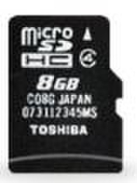 Toshiba microSDHC 8GB 8GB MicroSDHC Class 4 memory card