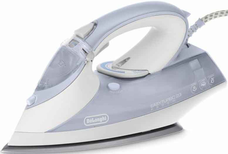 DeLonghi FXG23T Dry & Steam iron Grey,White