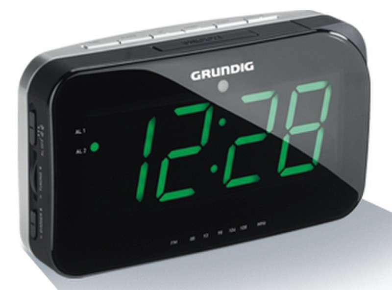 Grundig Sonoclock 490 Часы Черный, Серый радиоприемник